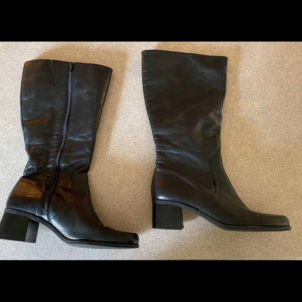 Naturalizer Black Riding Boots